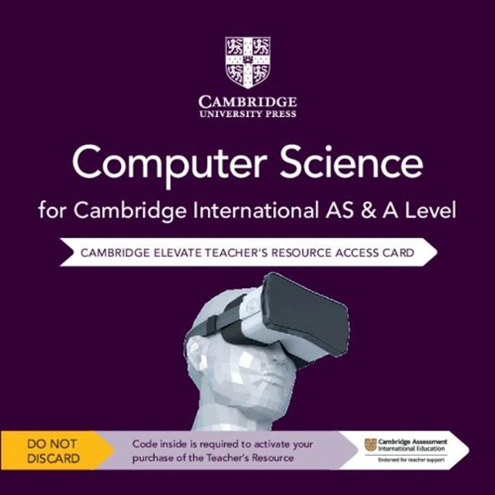 Cambridge International AS & A Level Computer Science Elevate Teacher's Resource Access Card by Sylvia Langfield - ISBN: 9781108718813