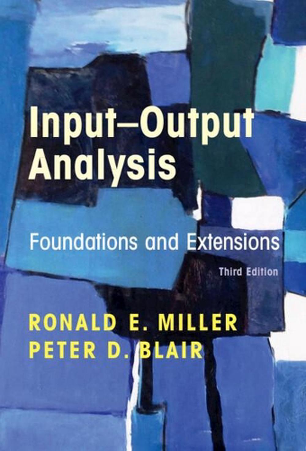 Input-Output Analysis, 9781108723534