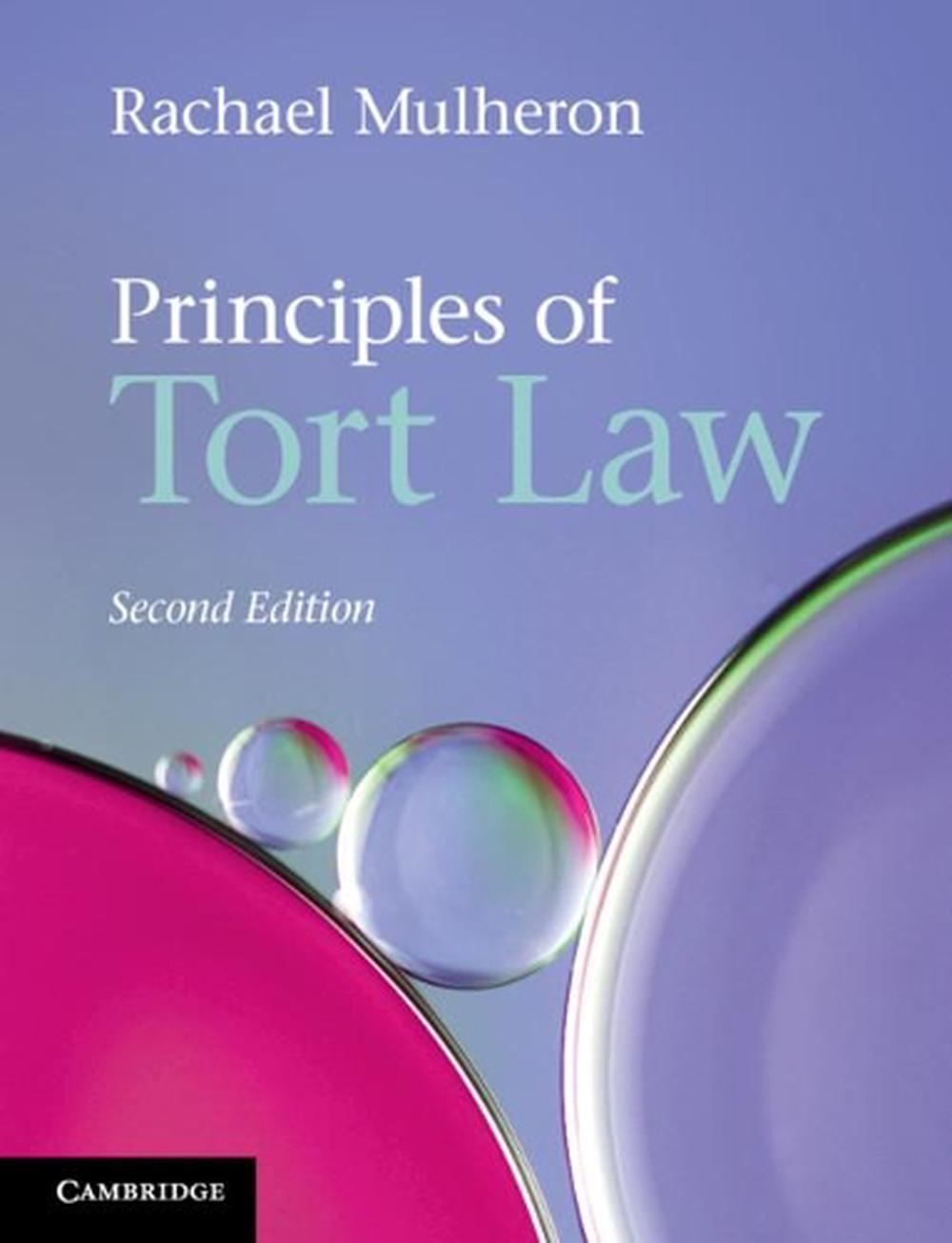 Principles of Tort Law, 9781108727648