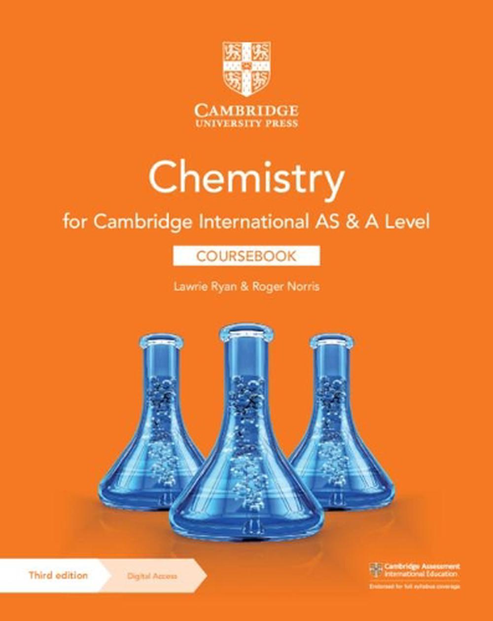 Cambridge International AS & A Level Chemistry Coursebook with Digital Access (2 Years), 3rd Edition, 9781108863193