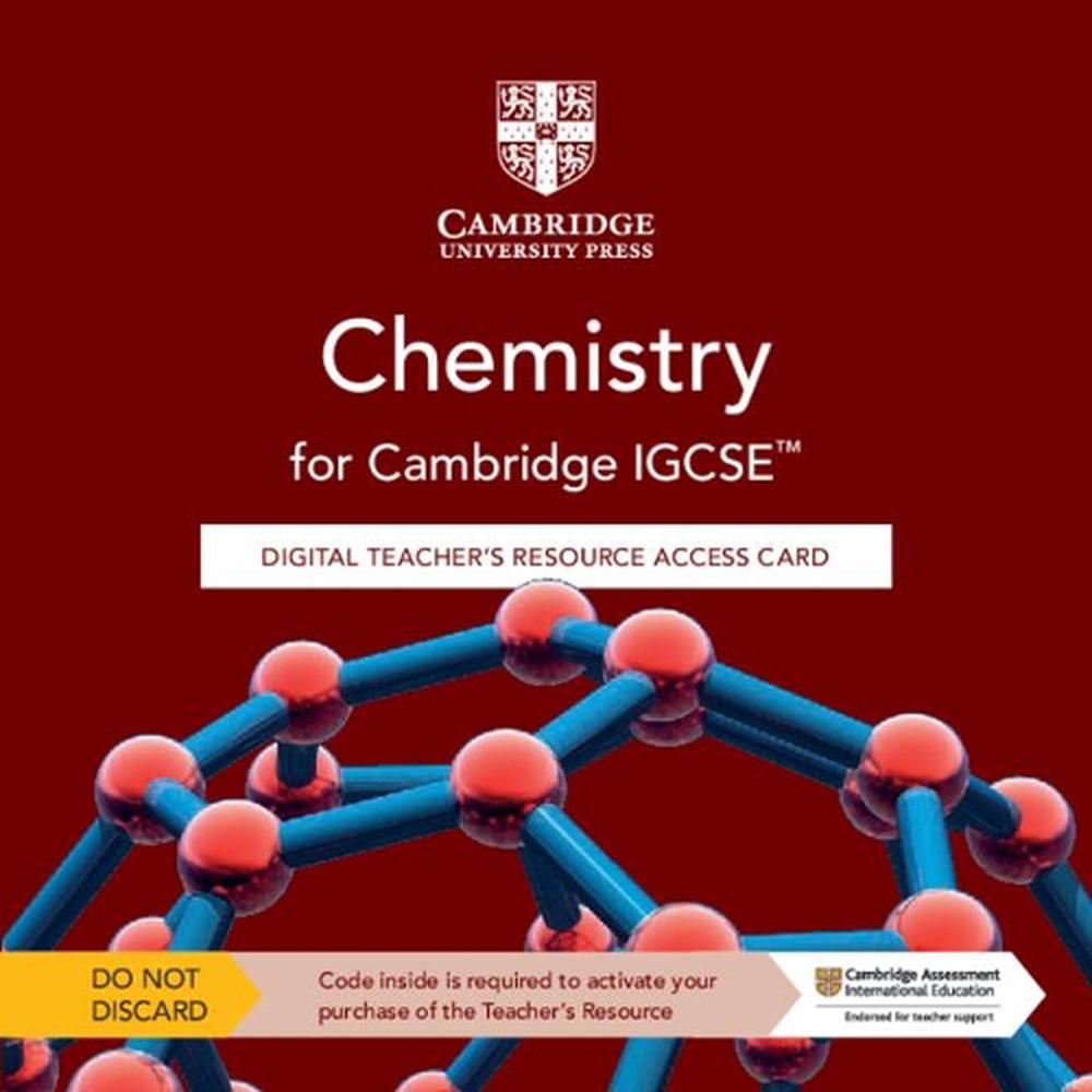 Cambridge IGCSE™ Chemistry Digital Teacher's Resource Access Card, 9781108948937