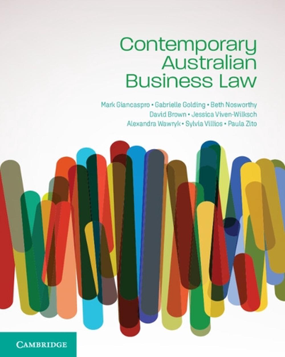 Contemporary Australian Business Law, 9781108984676