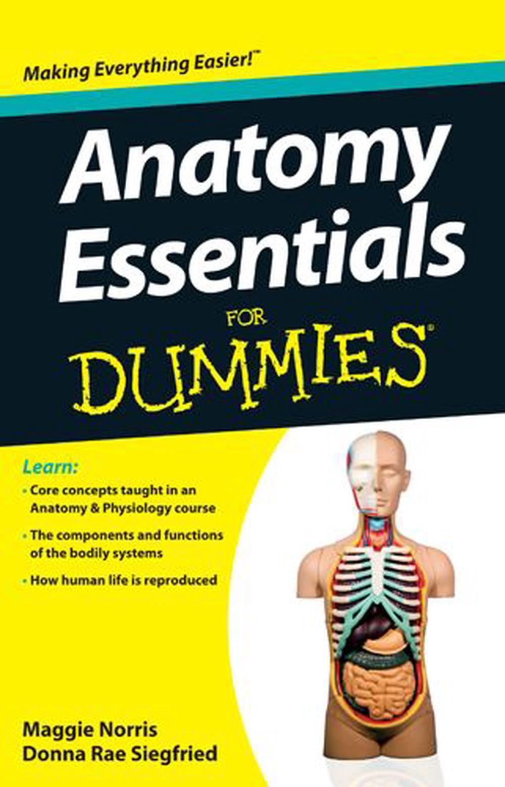 Anatomy Essentials For Dummies by Donna Rae Siegfried, Paperback