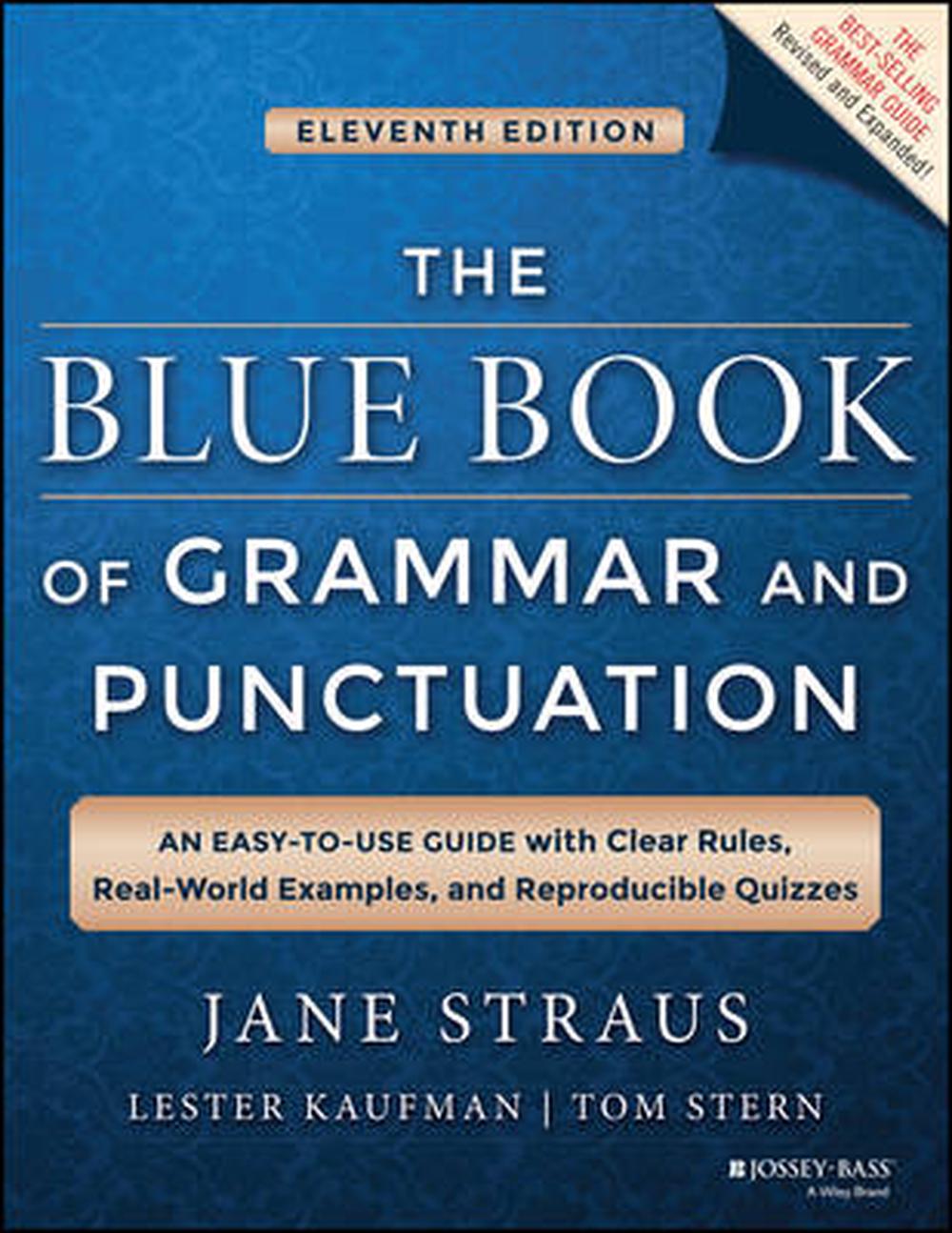 The Blue Book of Grammar and Punctuation by Jane Straus, Paperback ...