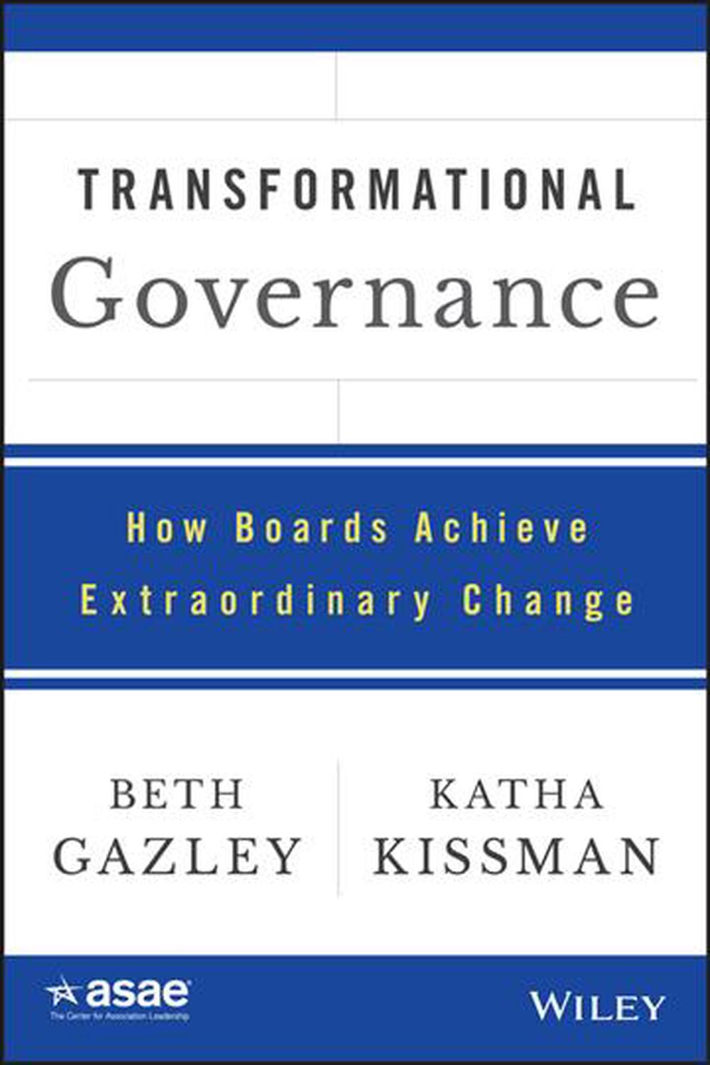 Transformational Governance, 1st Edition, 9781118976722