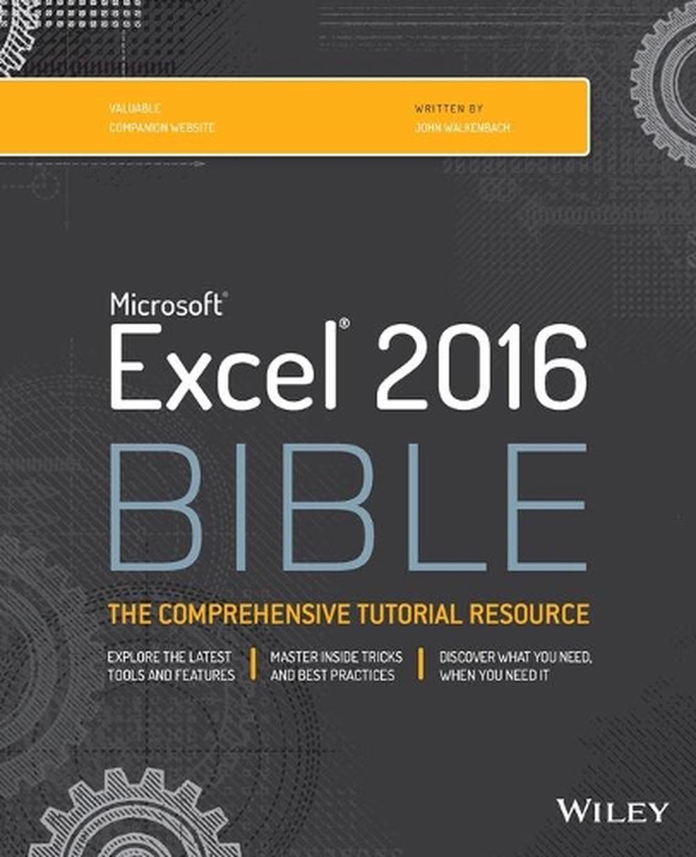 Excel 2016 Bible, 9781119067511