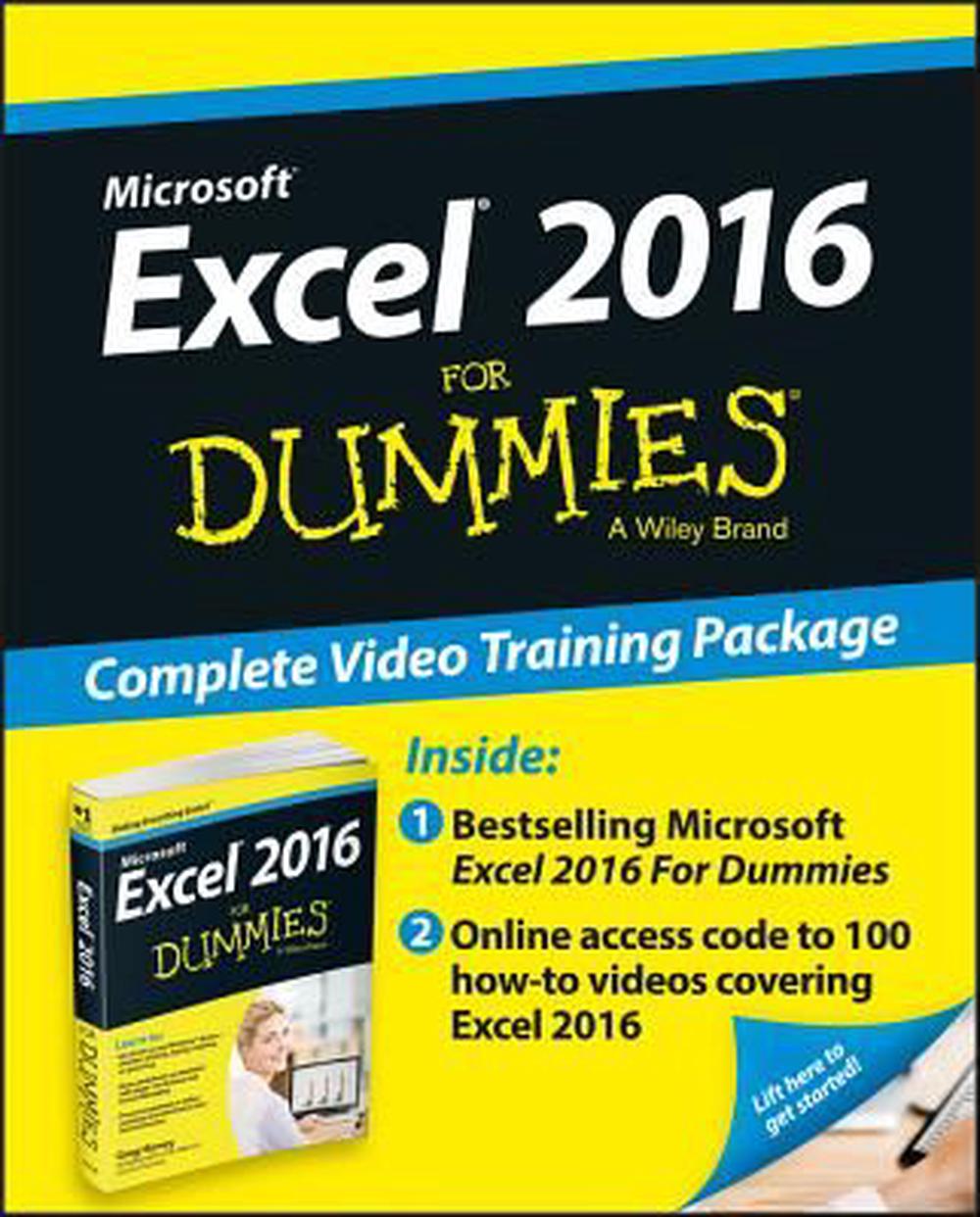 Excel 2016 For Dummies Book + Online Videos Bundle By Greg Harvey ...