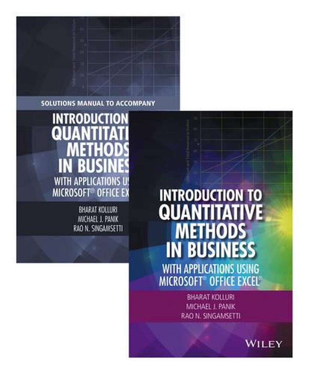 Introduction to Quantitative Methods in Business, 9781119221074