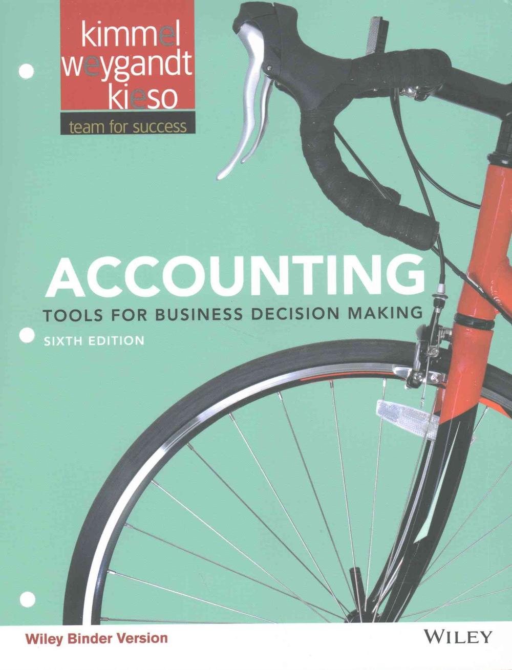 Accounting 6e Binder Ready Version With Wileyplus Card Set By Paul D Kimmel Loose Leaf 5863