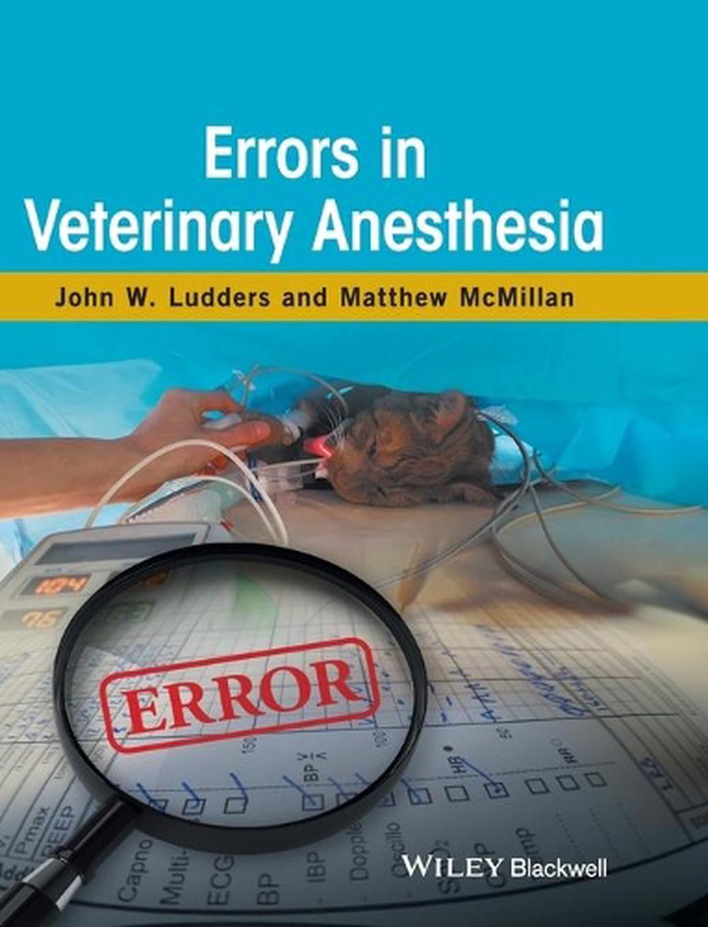 Errors in Veterinary Anesthesia, 9781119259718
