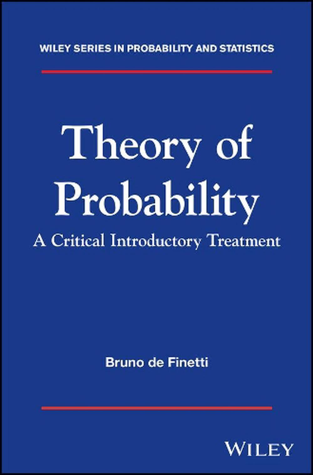 Theory of Probability, 9781119286370