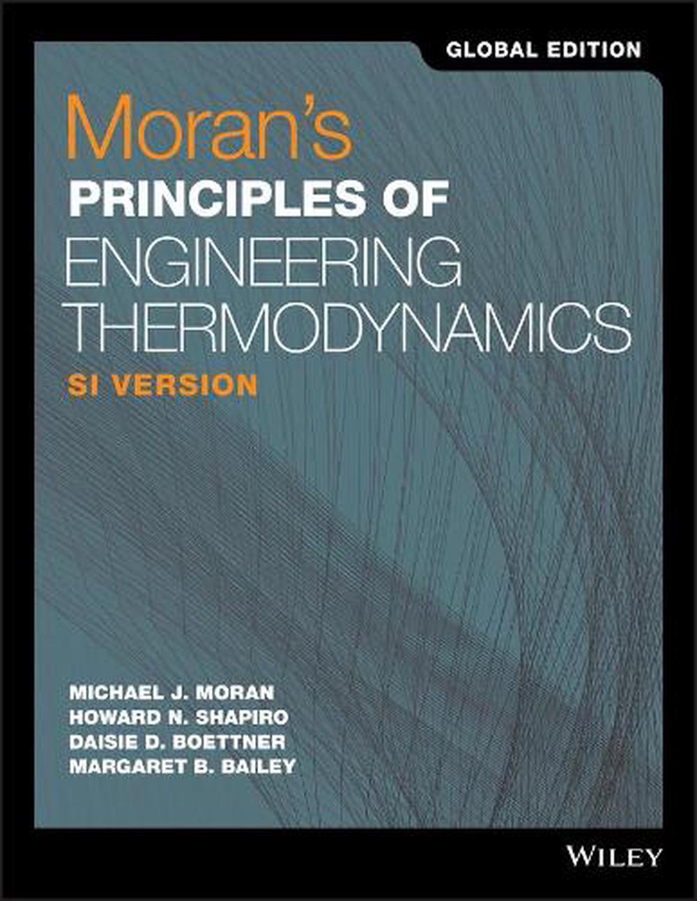 Moran's Principles of Engineering Thermodynamics, SI Version, Global Edition, 9th Edition, 9781119454069