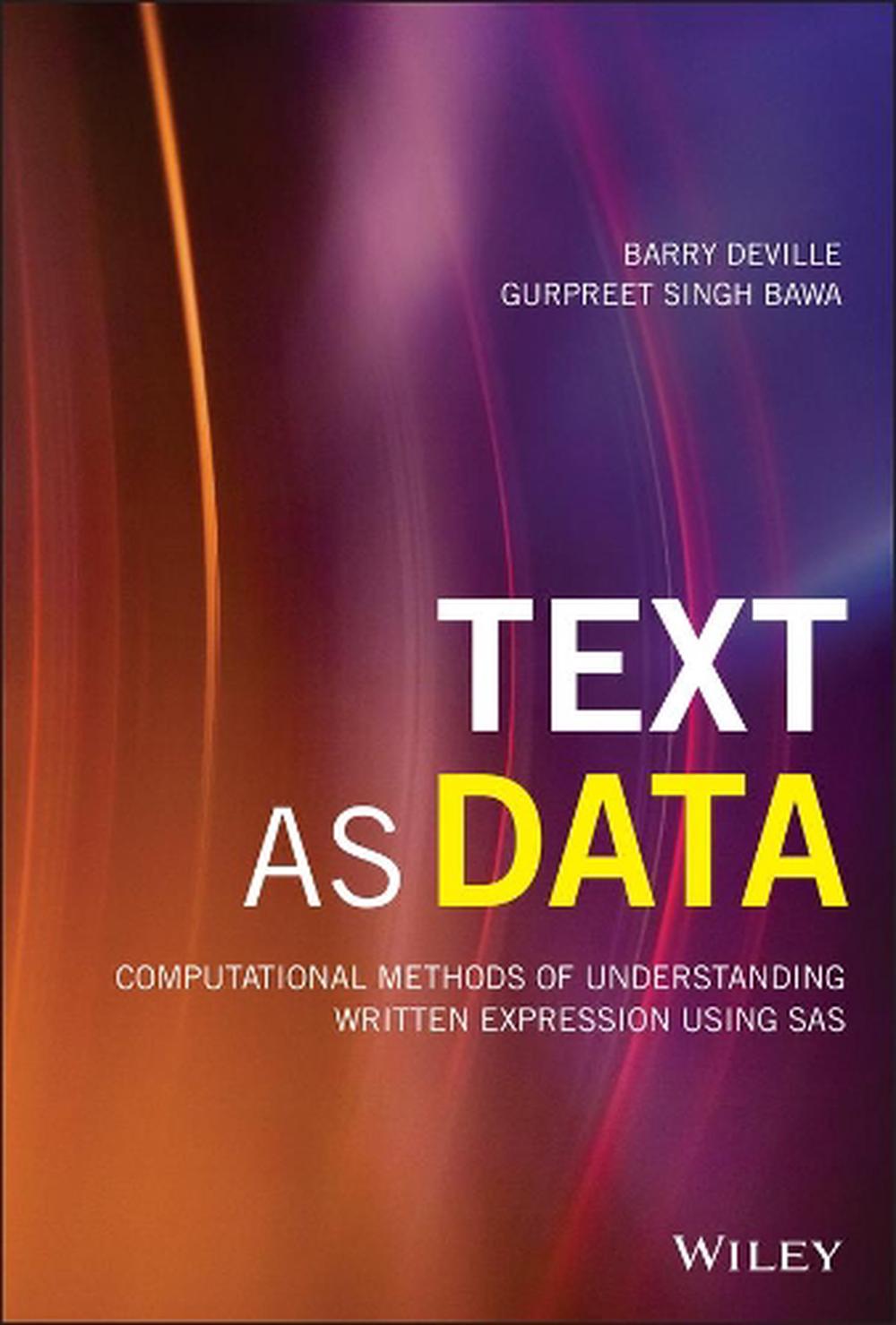 Text as Data by Barry DeVille - ISBN: 9781119487128