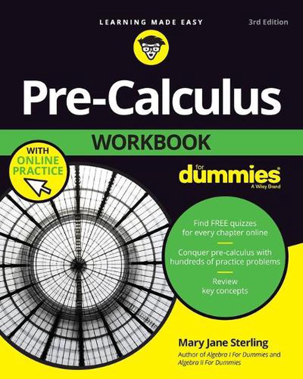 Pre-Calculus Workbook For Dummies, 9781119508809