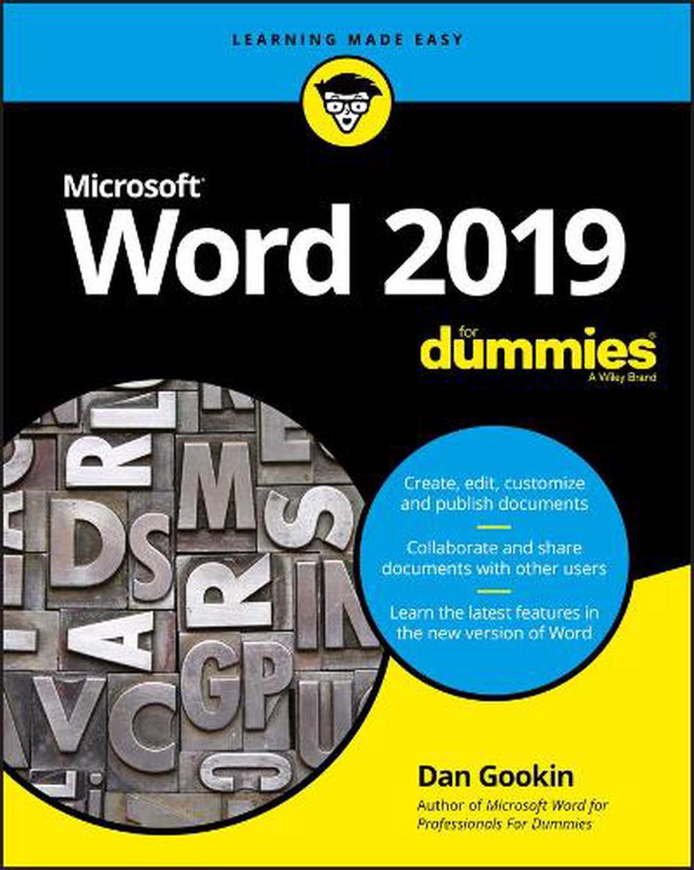 Word 2019 For Dummies, 9781119514060
