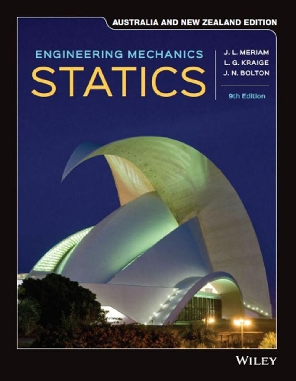 Engineering Mechanics, 9th Edition by James L. Meriam - ISBN: 9781119572459
