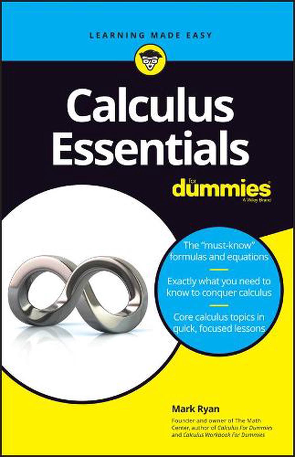 Calculus Essentials For Dummies, 9781119591207