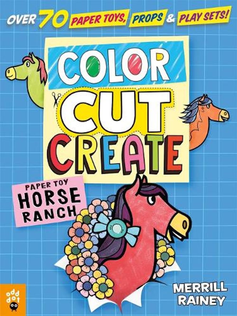 Color, Cut, Create Play Sets: Horse Ranch by Merrill Rainey - ISBN: 9781250262646