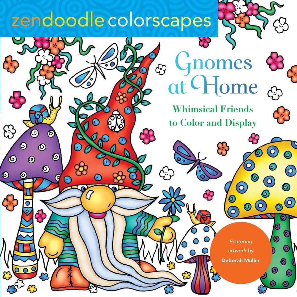 Zendoodle Colorscapes: Gnomes at Home - ISBN: 9781250281548
