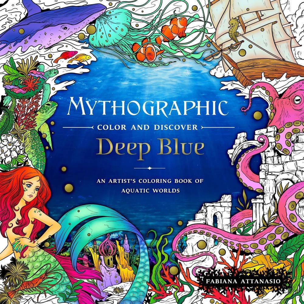 Mythographic Color and Discover: Deep Blue by Fabiana Attanasio - ISBN: 9781250287243