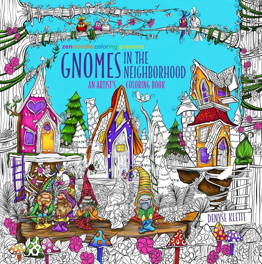 Zendoodle Coloring Presents Gnomes in the Neighborhood - ISBN: 9781250294838