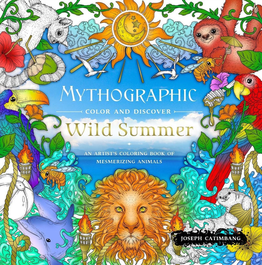 Mythographic Color and Discover: Wild Summer by Joseph Catimbang - ISBN: 9781250335036