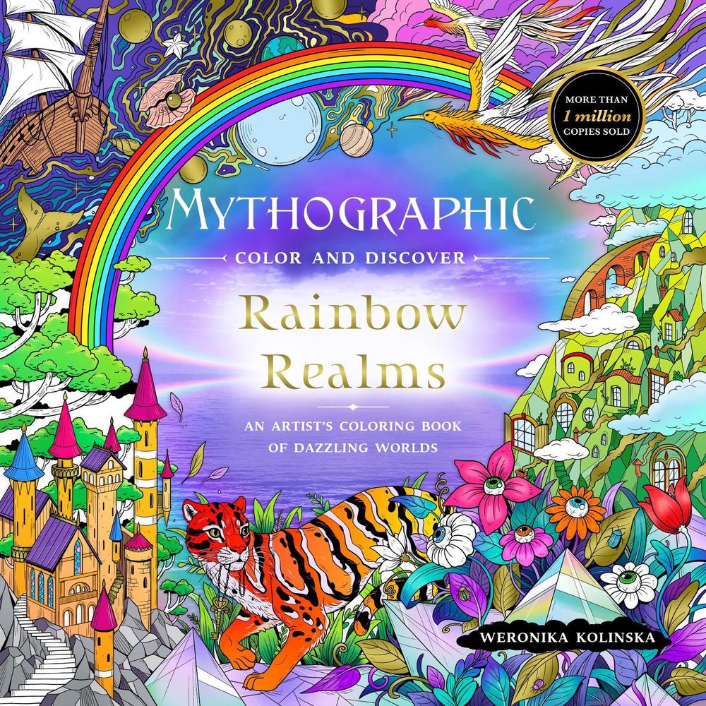 Mythographic Color and Discover: Rainbow Realms, 9781250346926
