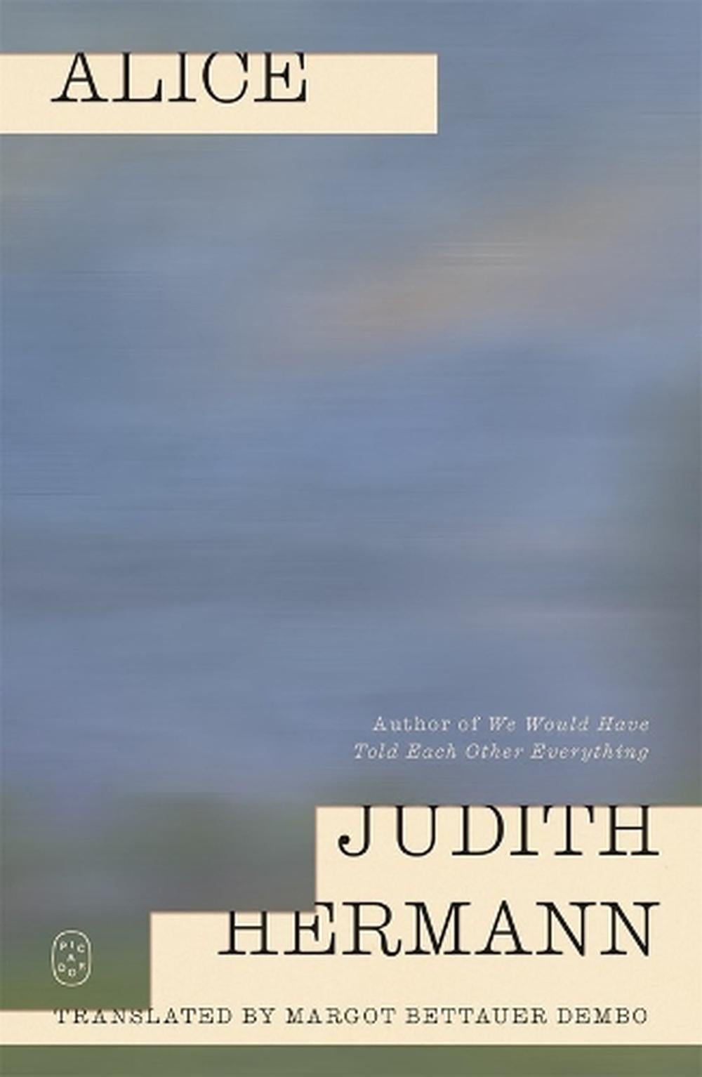Alice by Judith Hermann - ISBN: 9781250407924