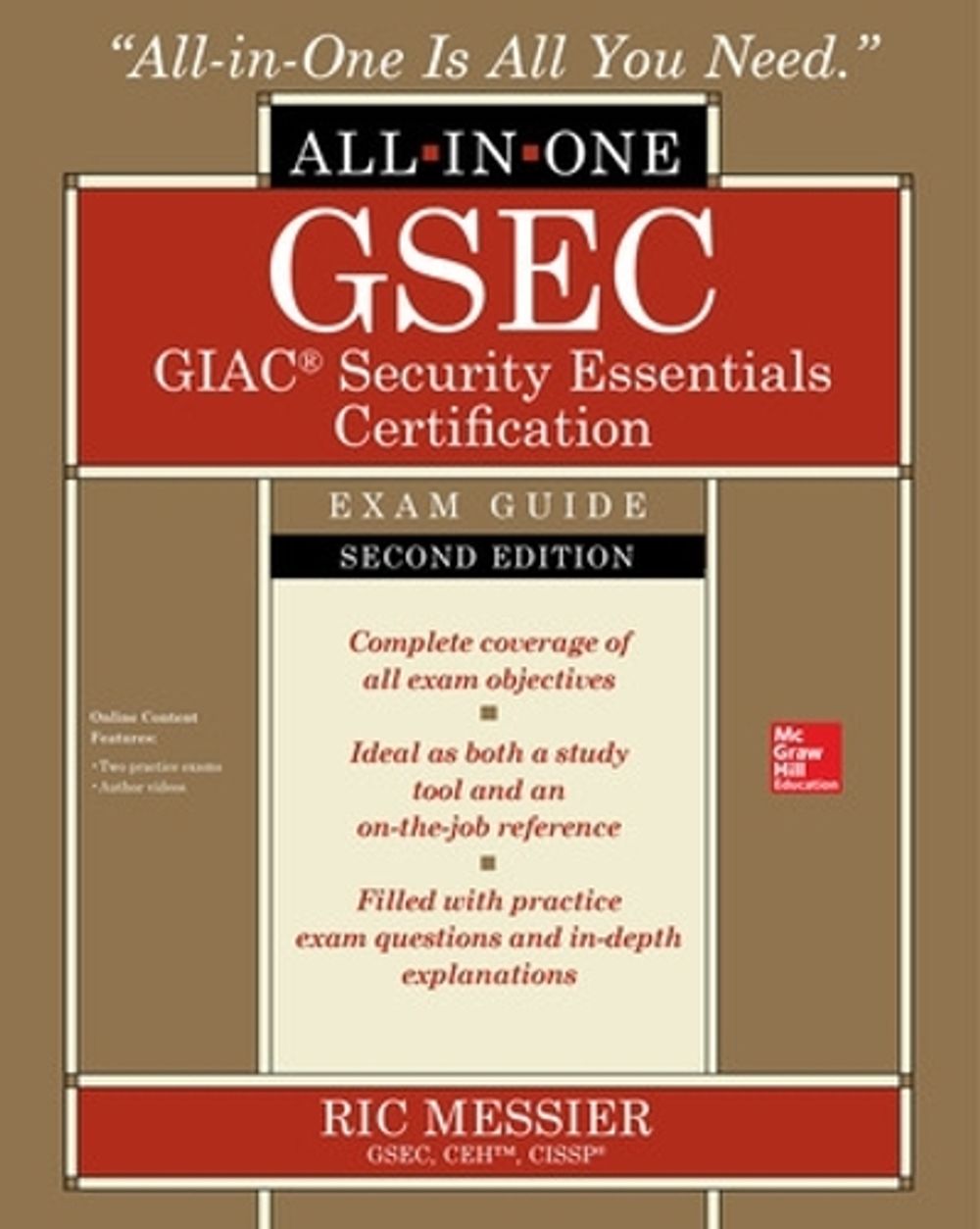 GSEC GIAC Security Essentials Certification All-in-One Exam Guide, Second Edition, 2nd Edition by Ric Messier - ISBN: 9781260453201