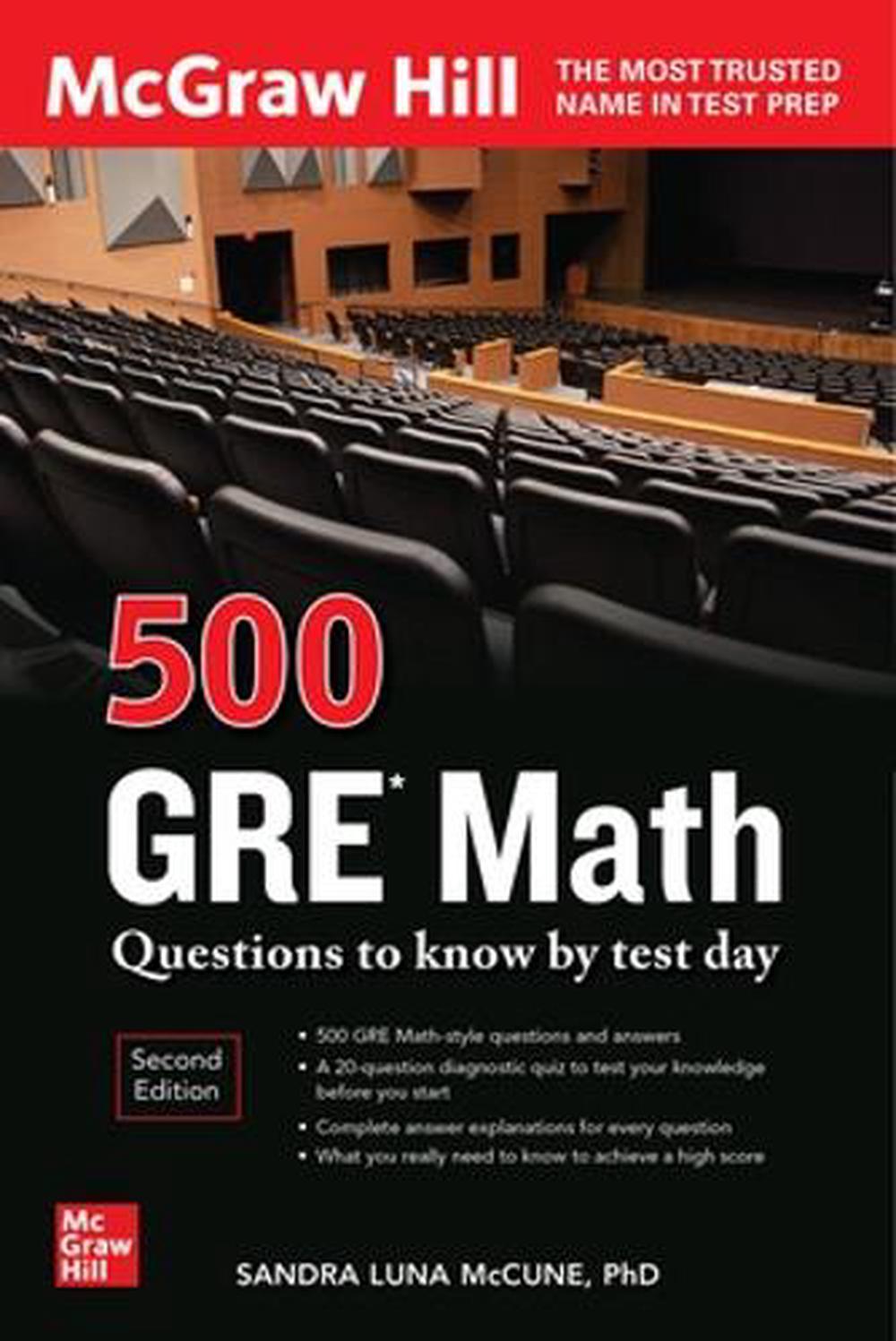 500 GRE Math Questions to Know by Test Day, Second Edition, 2nd Edition, 9781264278190
