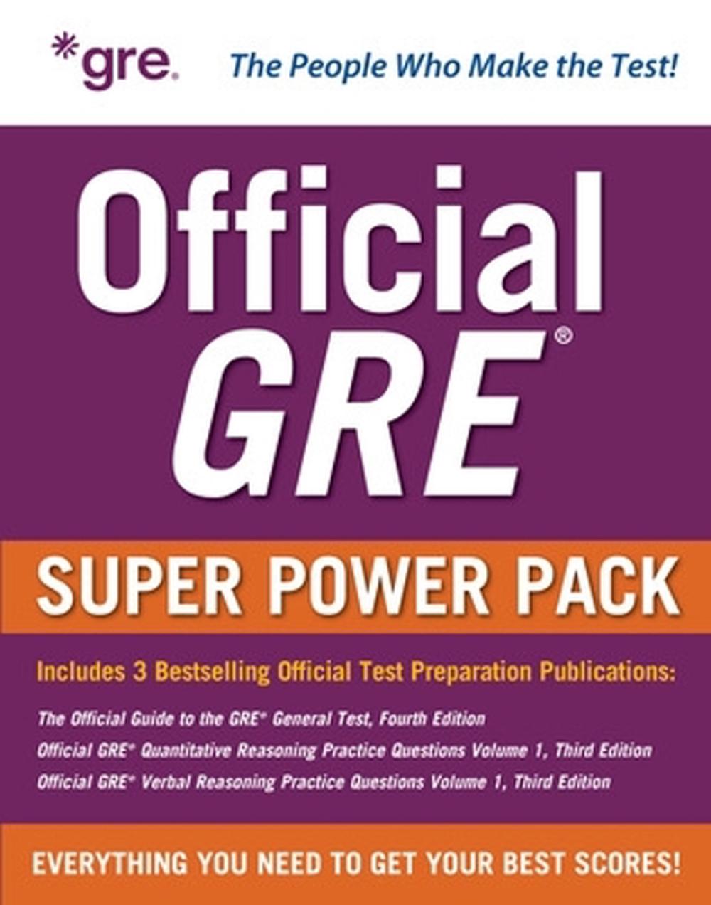 Official GRE Super Power Pack, Third Edition, 9781264984657