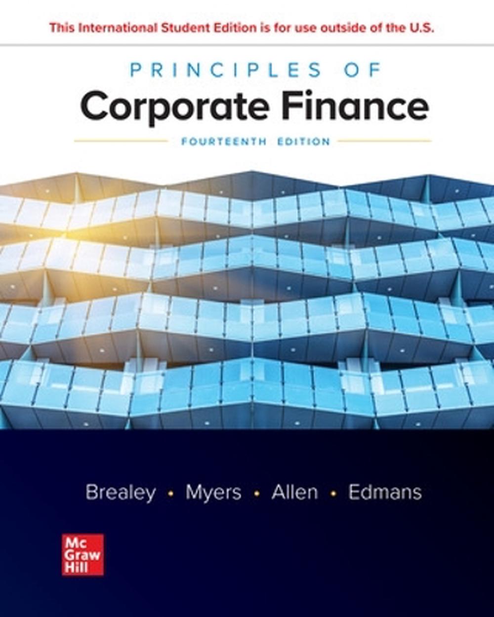 Principles of Corporate Finance ISE, 14th Edition, 9781265074159