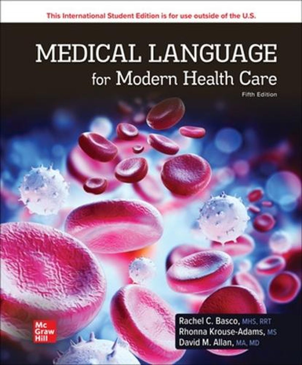 Medical Language for Modern Health Care ISE, 5th Edition by David Allan, Paperback ...