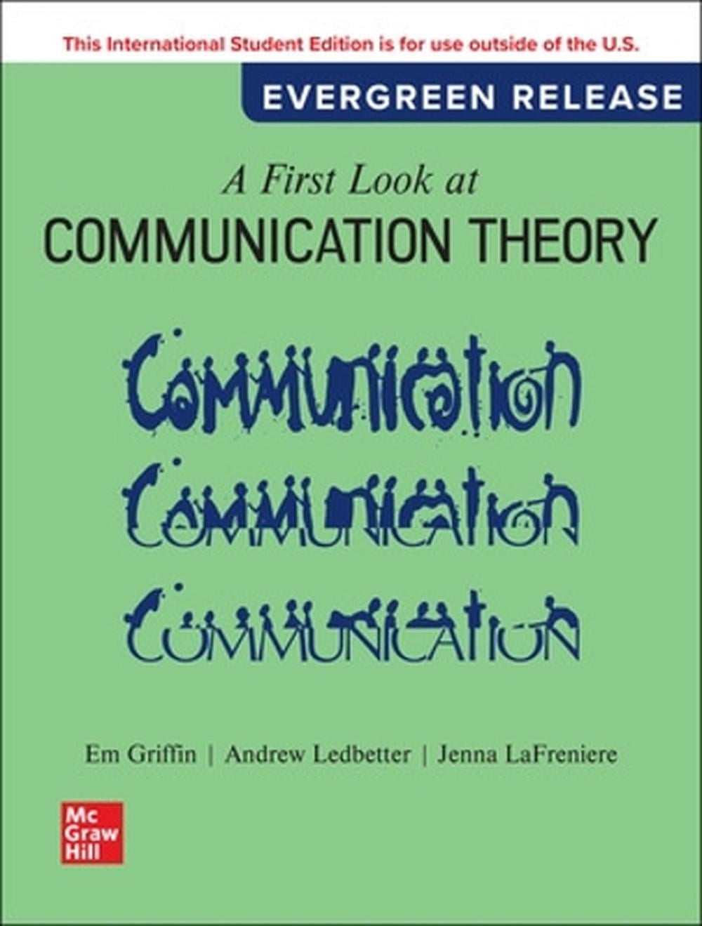 A First Look at Communication Theory: 2026 Release ISE, 12th Edition by Em Griffin, Paperback ...