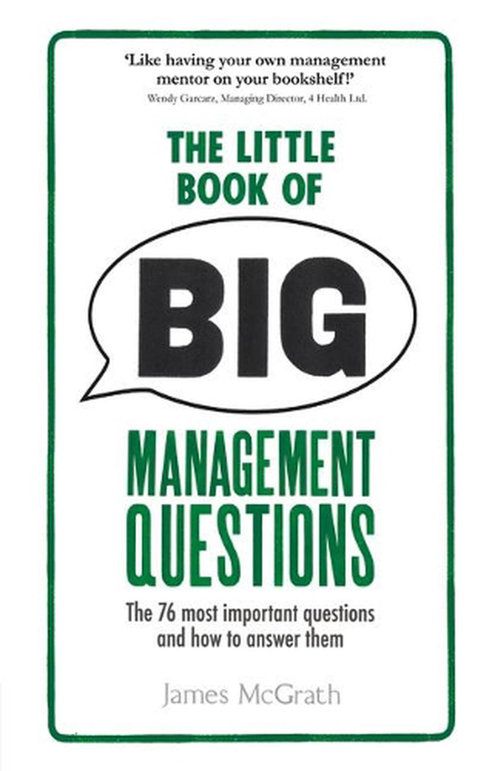 Little Book of Big Management Questions, The, 1 Edition, 9781292013602