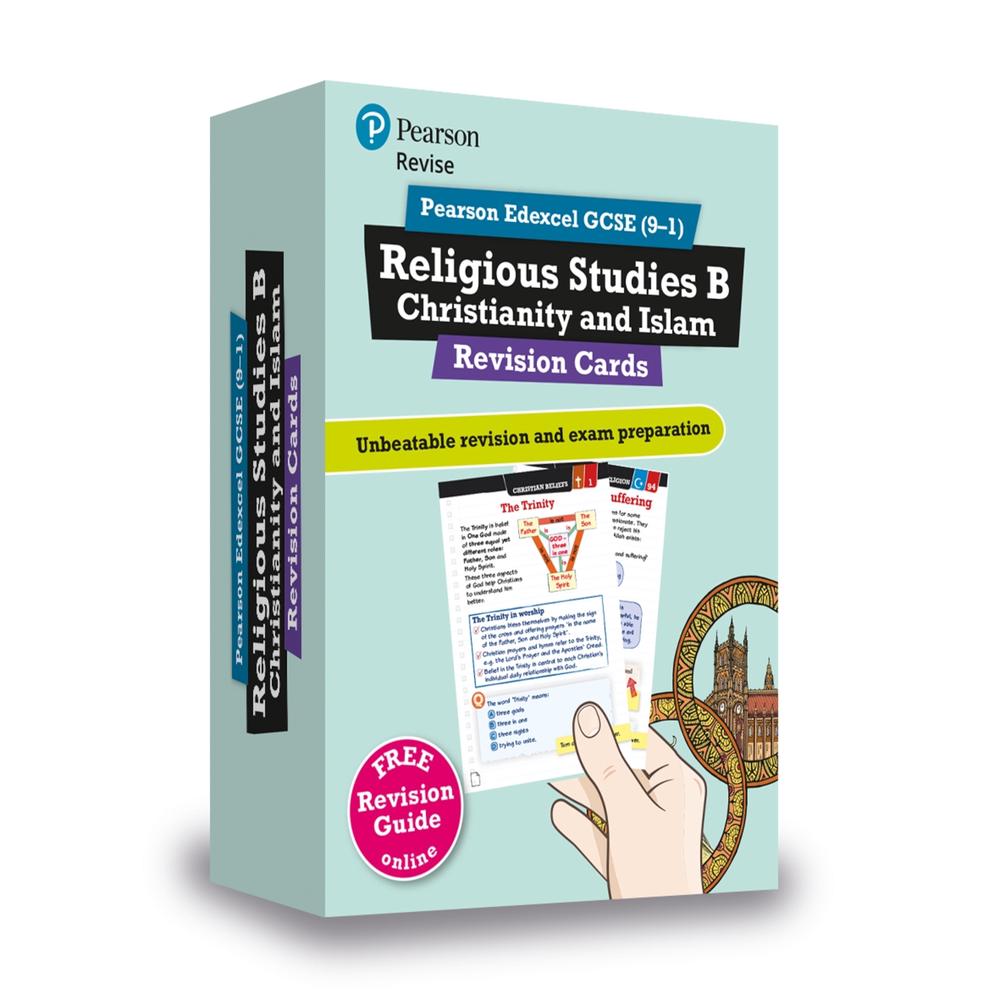 Pearson REVISE Edexcel GCSE Religious Studies Christianity and Islam Revision Cards - for 2026, 2027 exams, 9781292270289