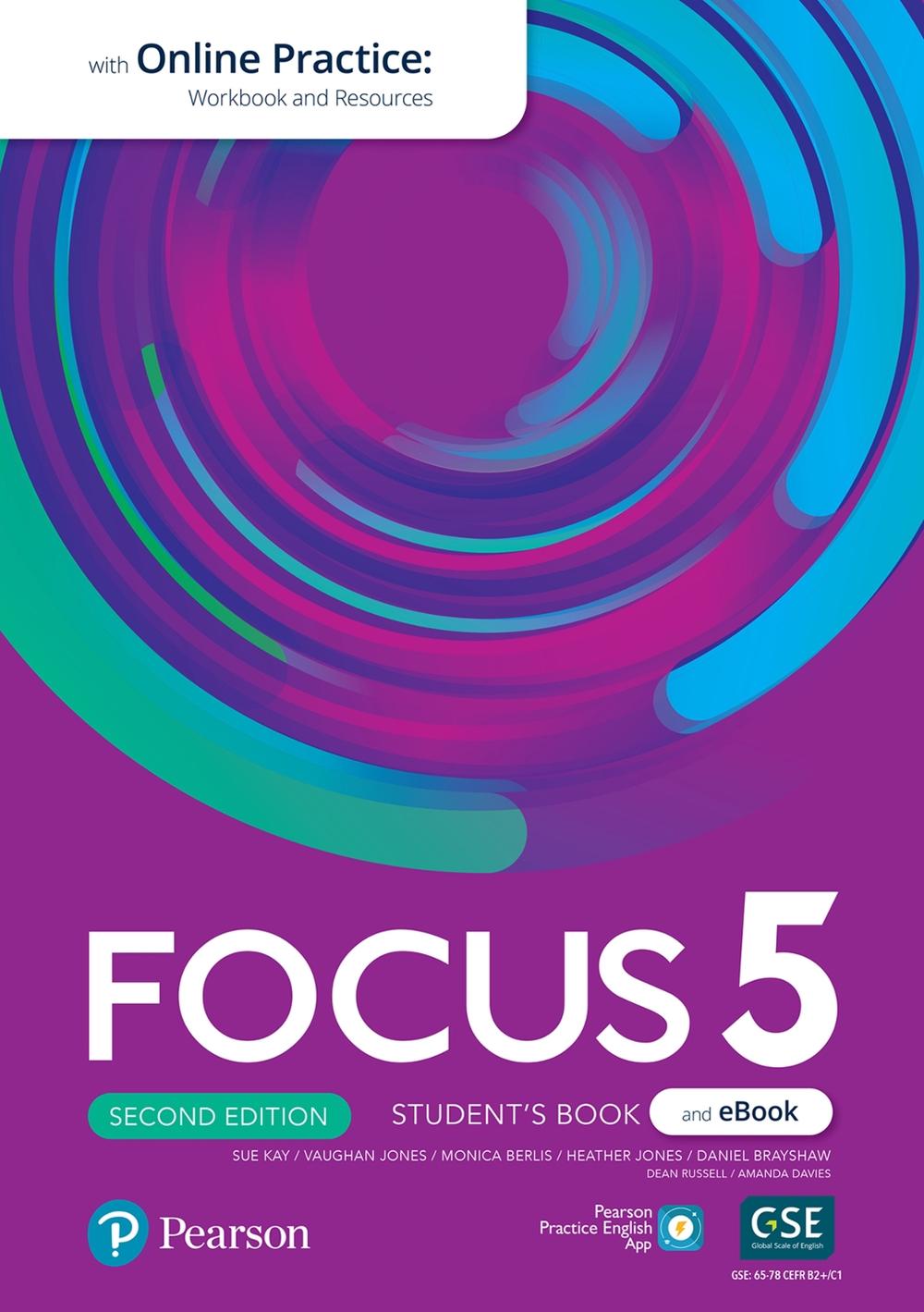 Focus 2ed Level 5 Student's Book & eBook with Online Practice, Extra Digital Activities & App, 2nd Edition, 9781292390628
