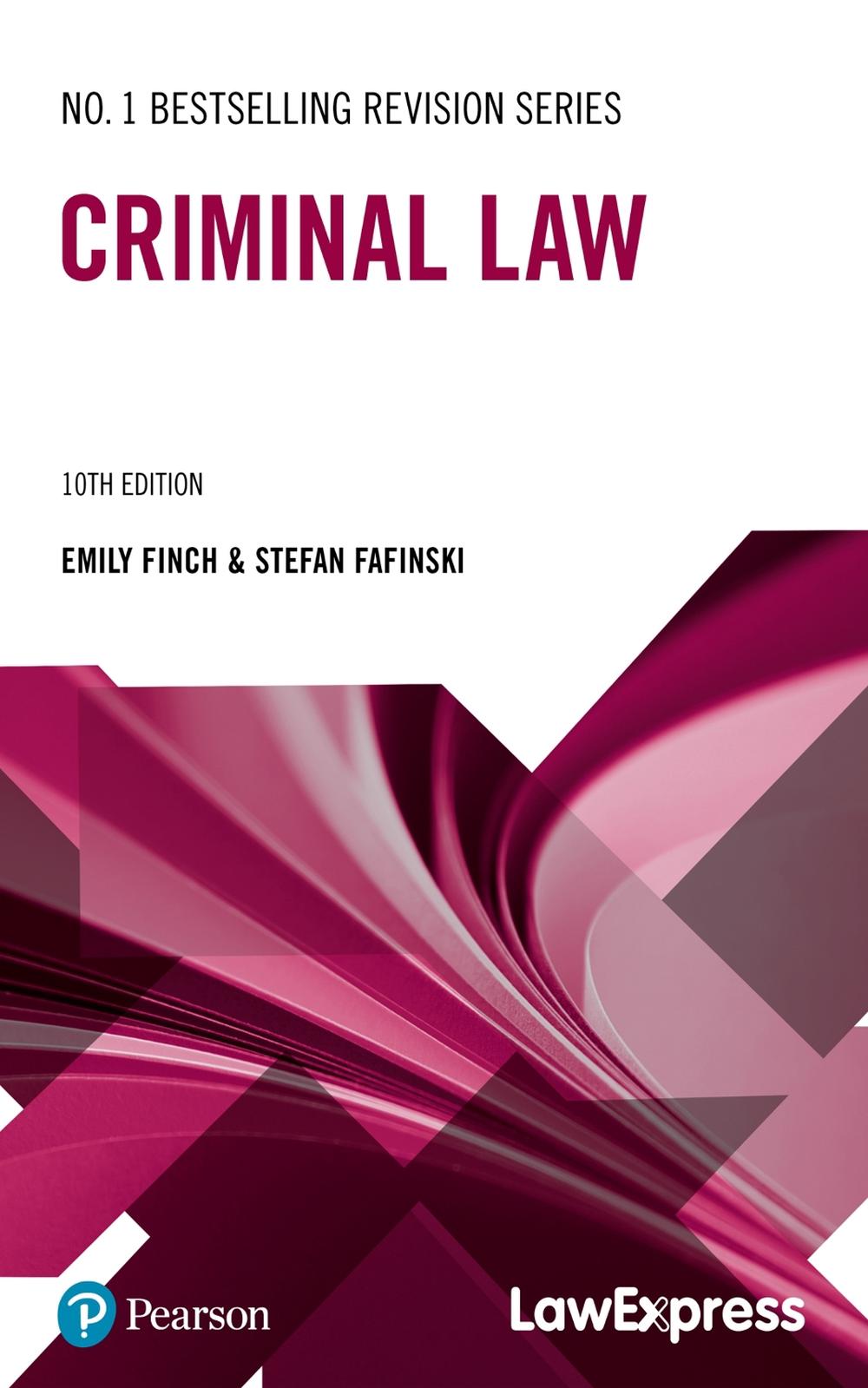 Law Express: Criminal Law, 9781292470375