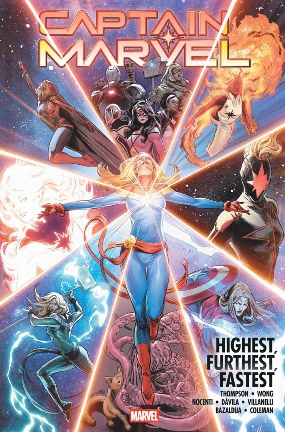 Captain Marvel: Highest, Furthest, Fastest Omnibus by Kelly Thompson - ISBN: 9781302955786