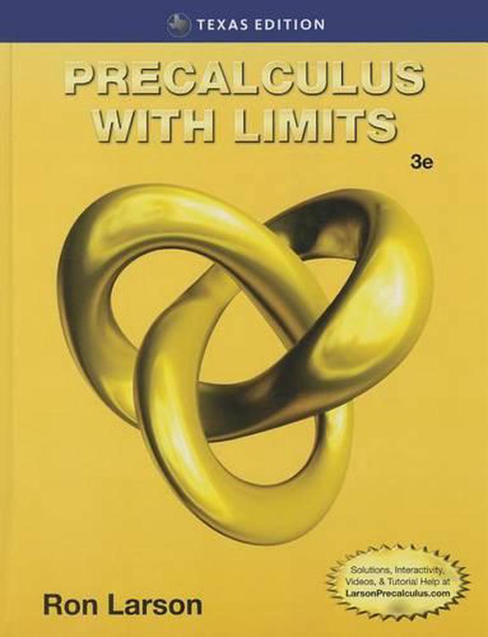 Precalculus with Limits, Texas Edition, 3rd Edition, 9781305073814