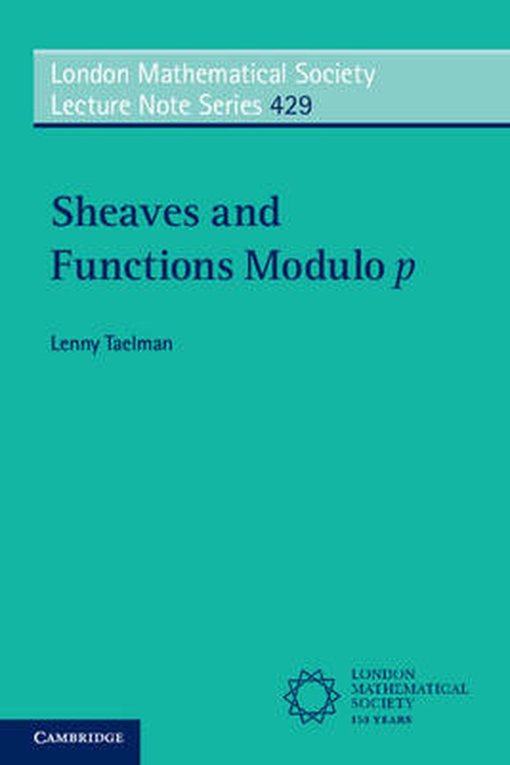 Sheaves and Functions Modulo P, 9781316502594