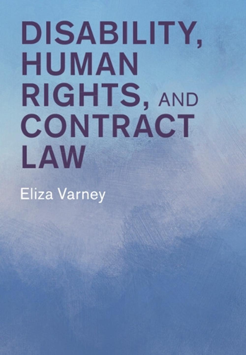 Disability, Human Rights, and Contract Law, 9781316516638