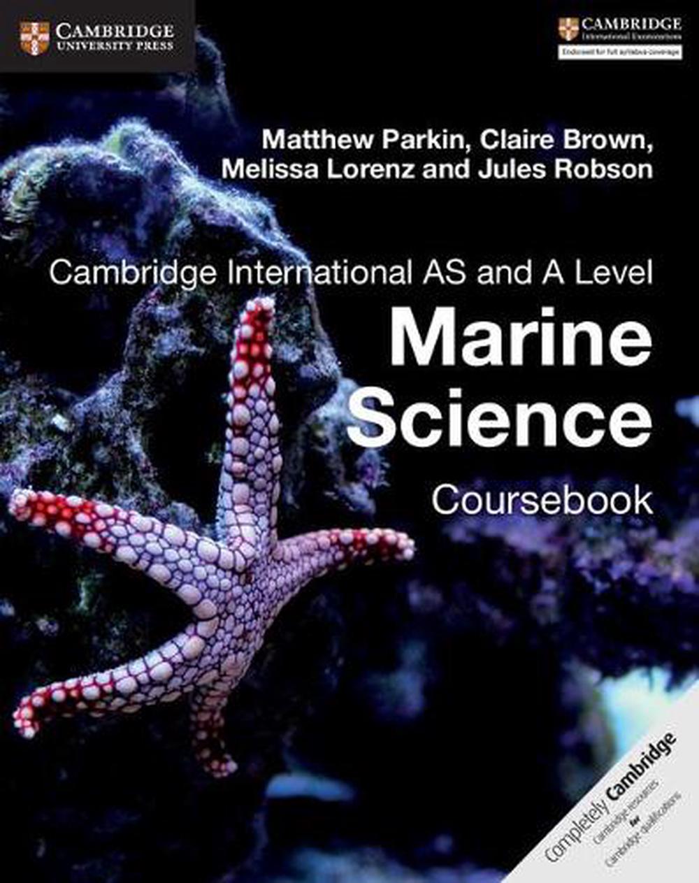 Cambridge International AS And A Level Marine Science Coursebook By ...