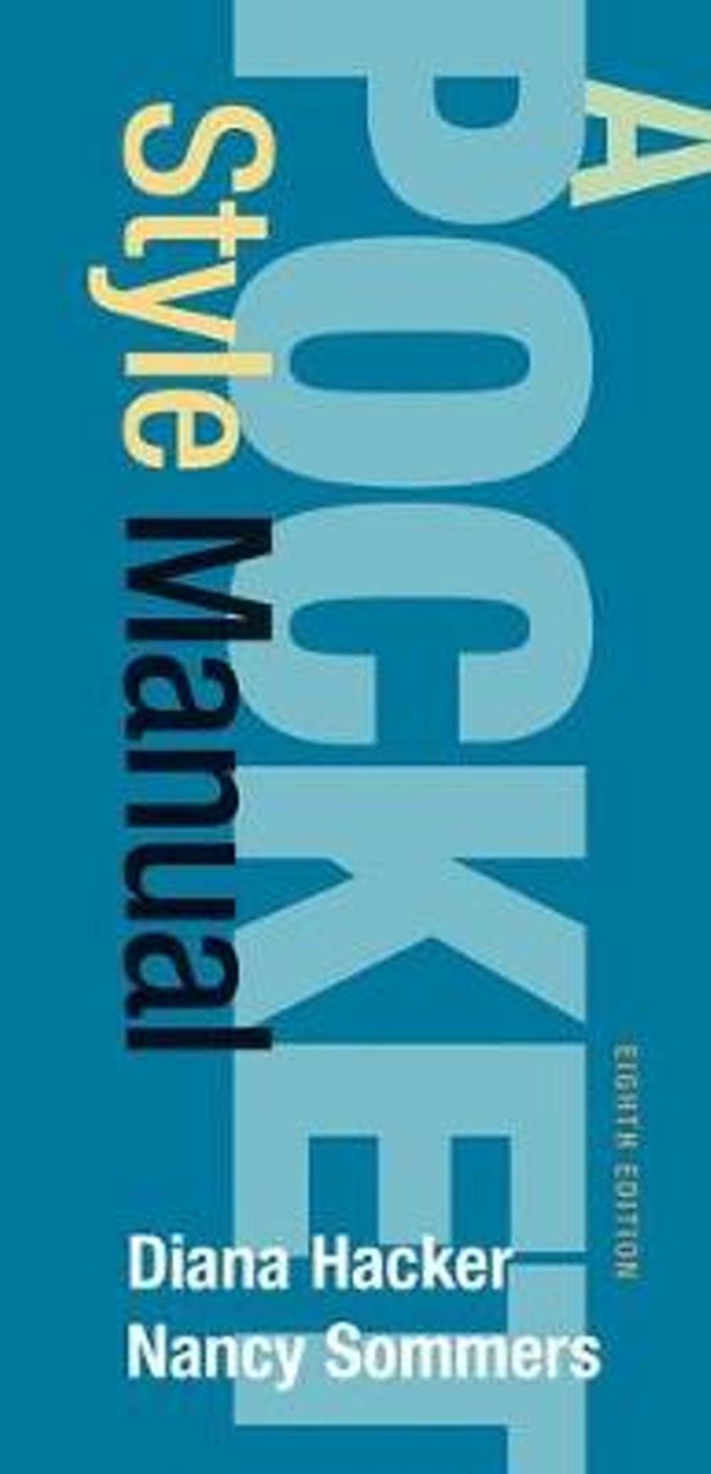 Pocket Style Manual, 8th Edition by Diana Hacker, Spiral, 9781319057404
