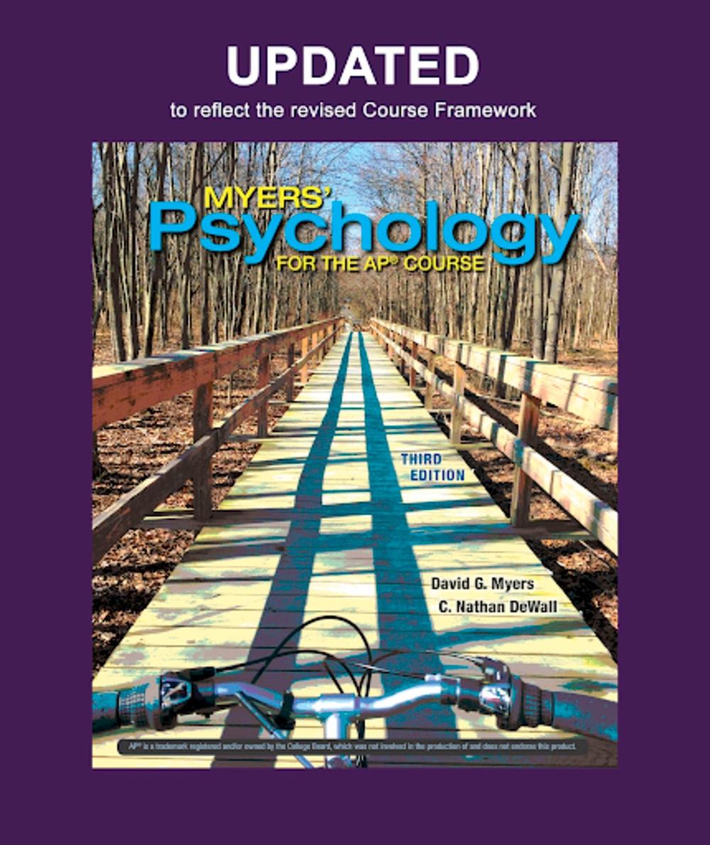 Updated Myers' Psychology for AP, 3rd Edition by David G. Myers - ISBN: 9781319362546