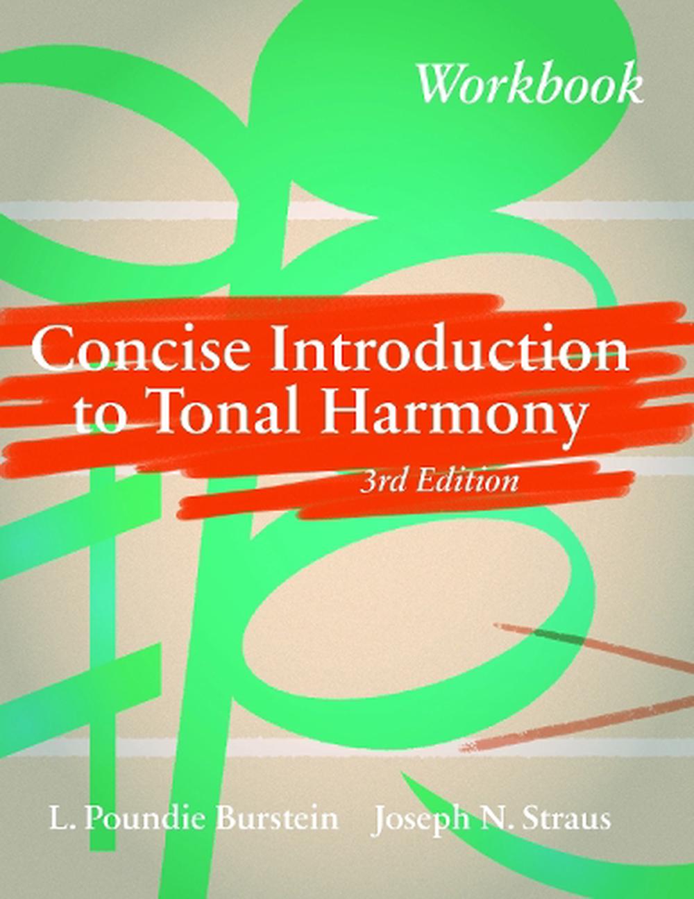 Concise Introduction to Tonal Harmony Workbook, 9781324088080