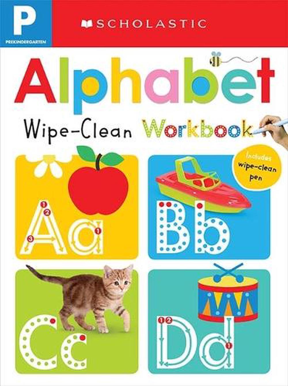 Pre-K Alphabet Wipe-Clean Workbook: Scholastic Early Learners (Wipe ...