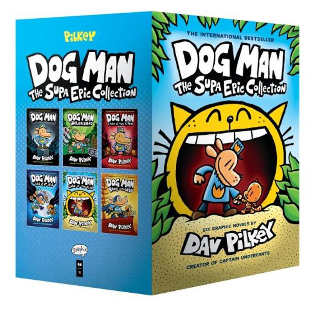 Dog Man: The Supa Buddies Mega 10 Book Collection by Dav Pilkey