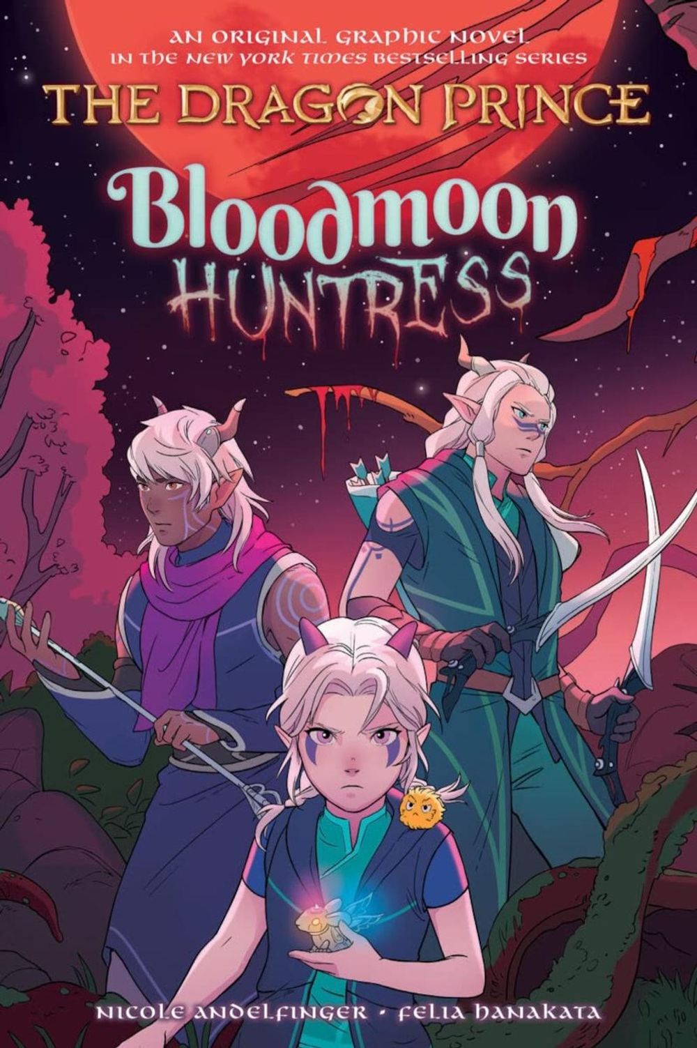 Bloodmoon Huntress (The Dragon Prince Graphic Novel #2) by Nicole Andelfinger - ISBN: 9781338769951