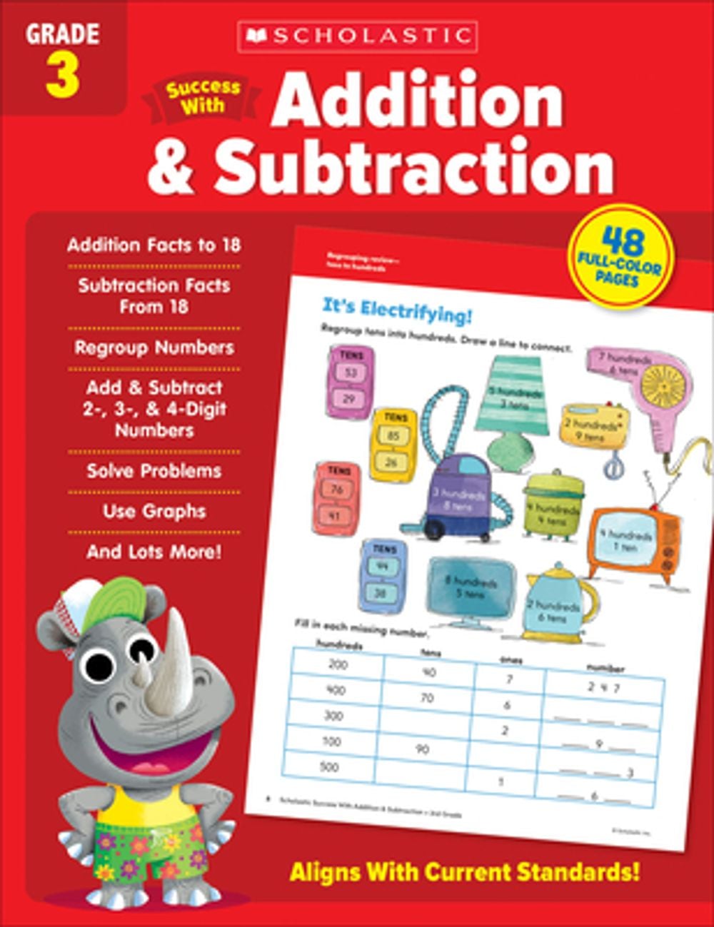 Scholastic Success with Addition and Subtraction Grade 3 Workbook by ...